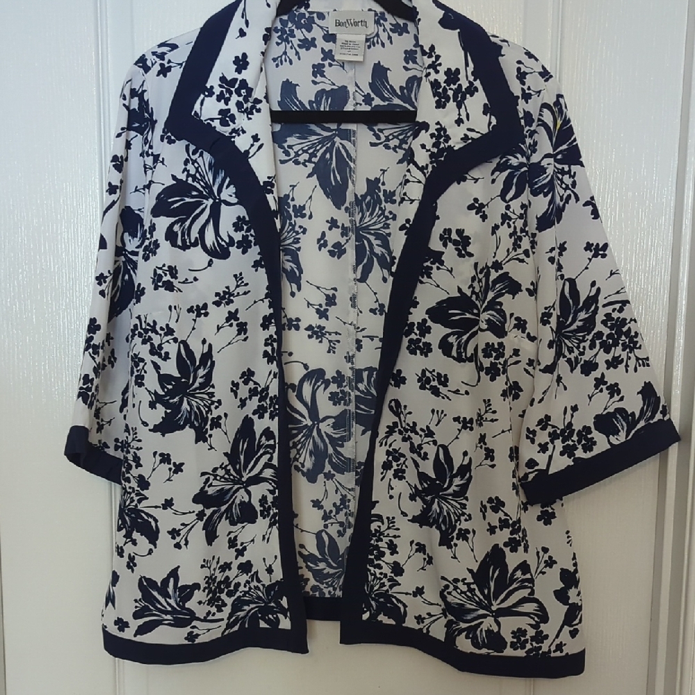 BonWorth Blue and White Floral